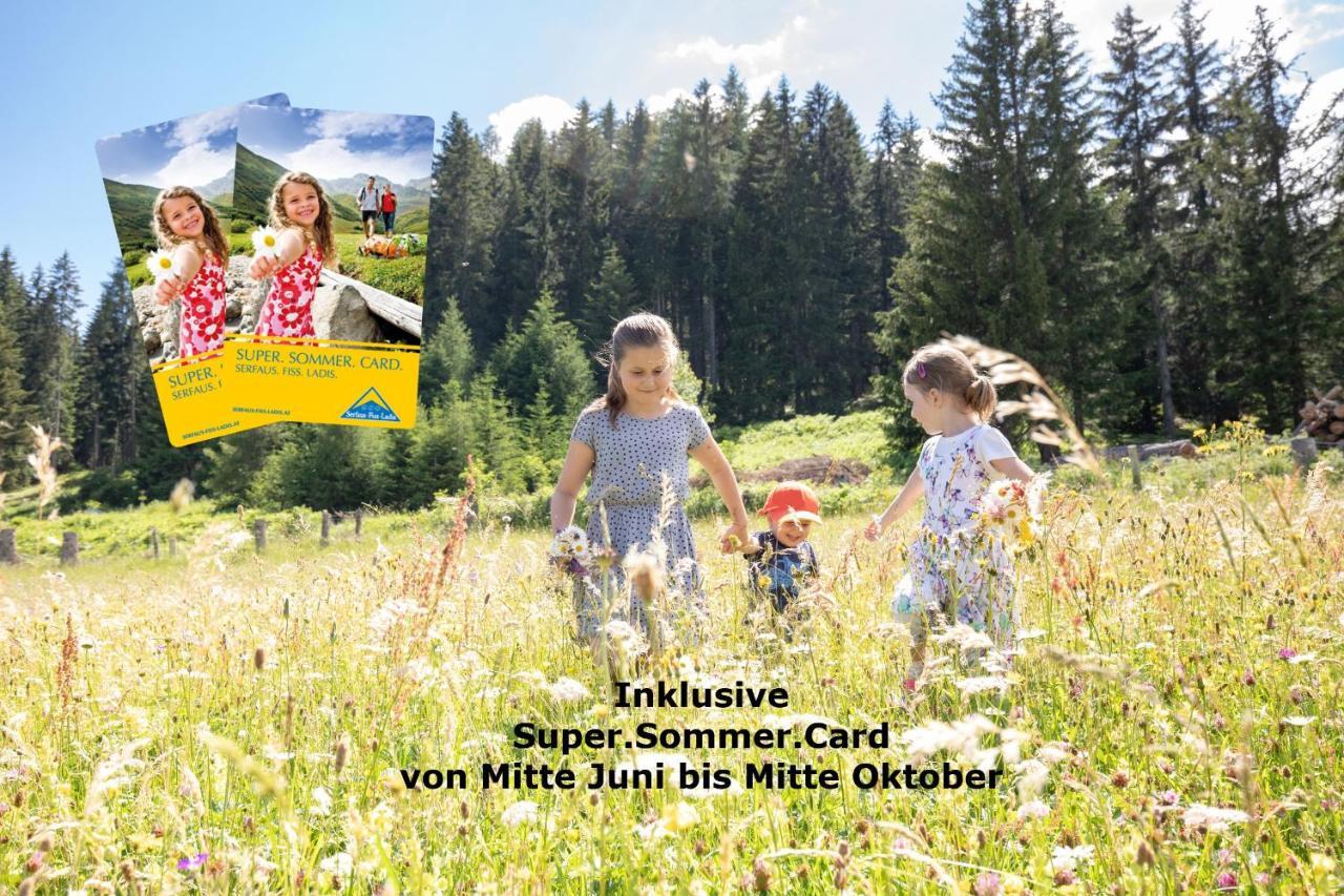 Alpenapart Ladis Ehemals Alpenapart Alexander Inklusive Sommer Bergbahnticket Exterior foto